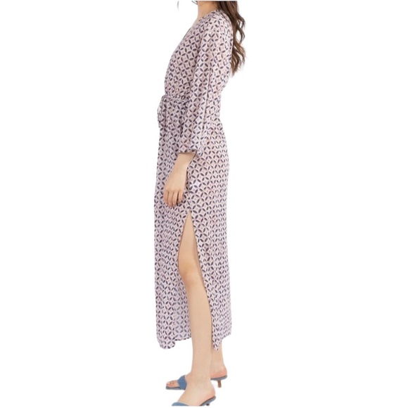 XIRENA | NEW! $297 Mykah Cotton Kaftan Maxi Dress in Sands, Size XL - Picture 4 of 12